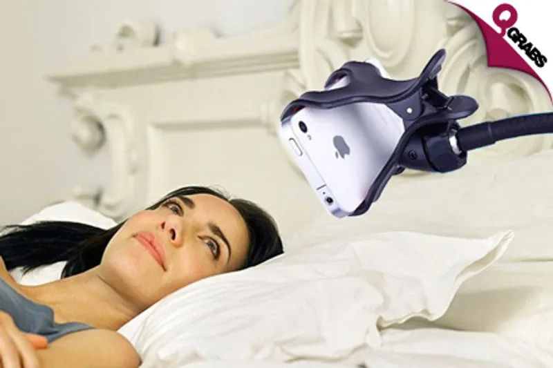 For QR49, Go Hands-Free with a Universal Mobile Phone Holder - Your Choice of 2 Colors! (QR99 Value)